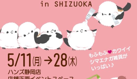 シマエナガマーケット静岡 於ハンズ静岡店 新静岡セノバ３階(2026/05/11-28)